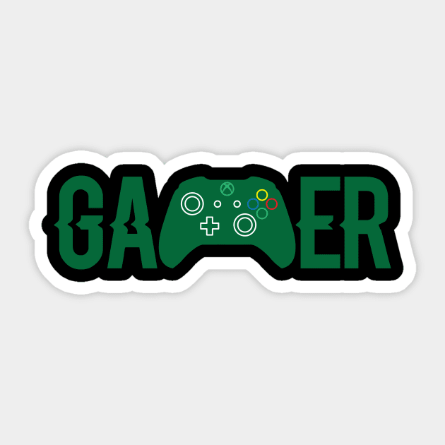Gamer (XBOX Edition) Sticker by Chesterika